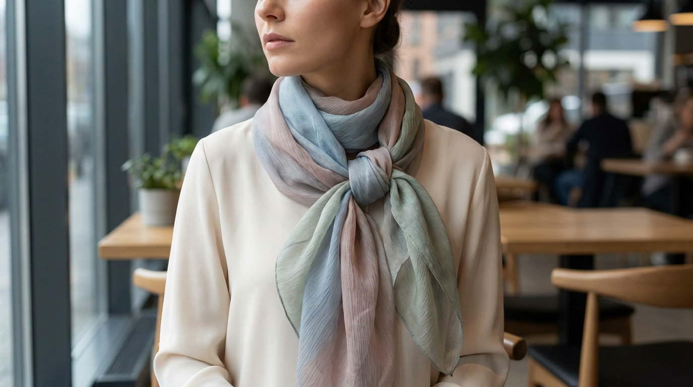 Foulards et étoles vaporeuses : douceur au quotidien